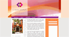 Desktop Screenshot of casacampos.mx