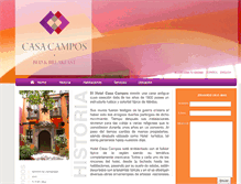 Tablet Screenshot of casacampos.mx